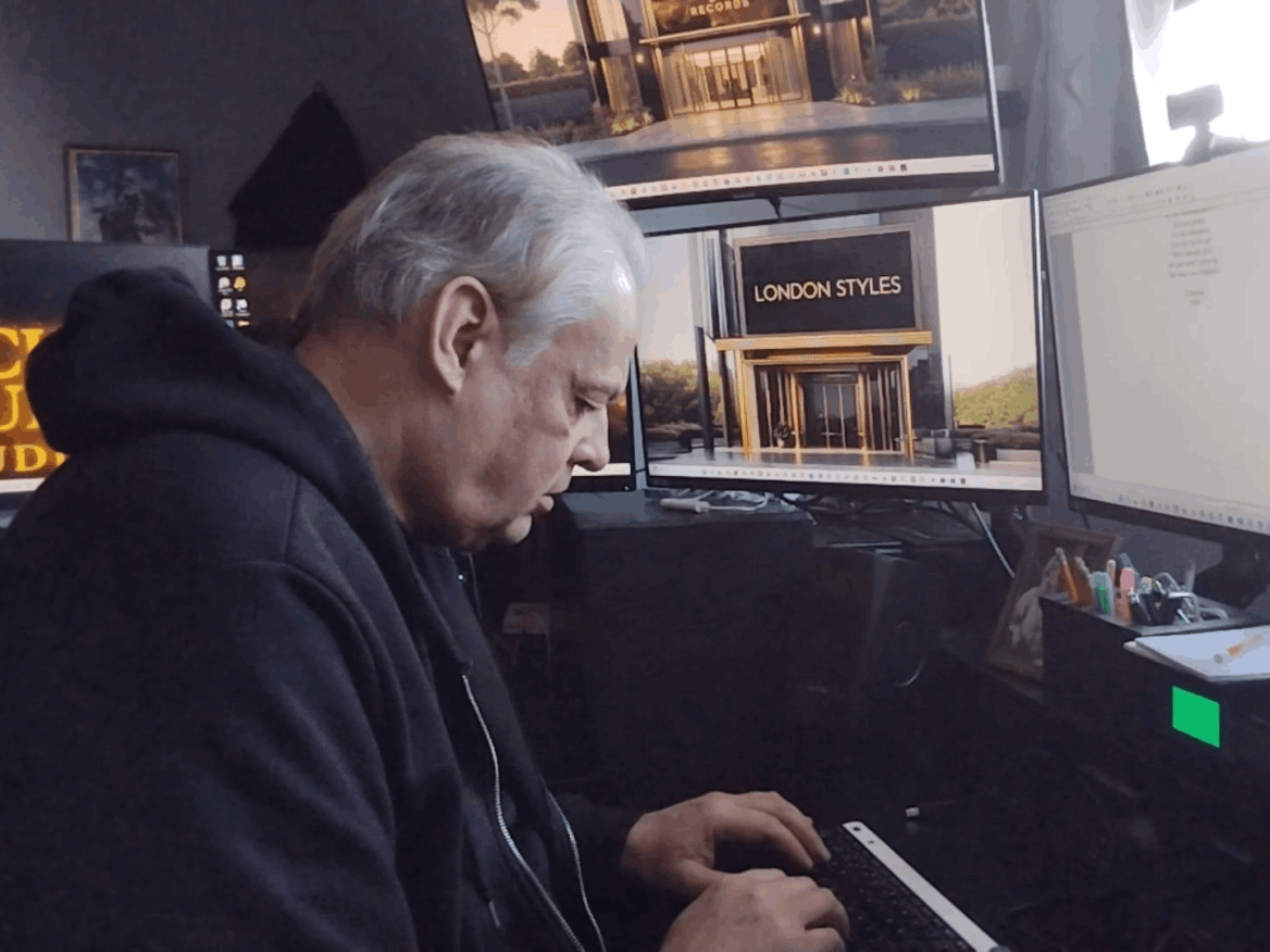 Home studio of Kris McClearn, GTSI Records artist”